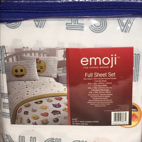 Emoji Bedding Emoji Sheets Poshmark